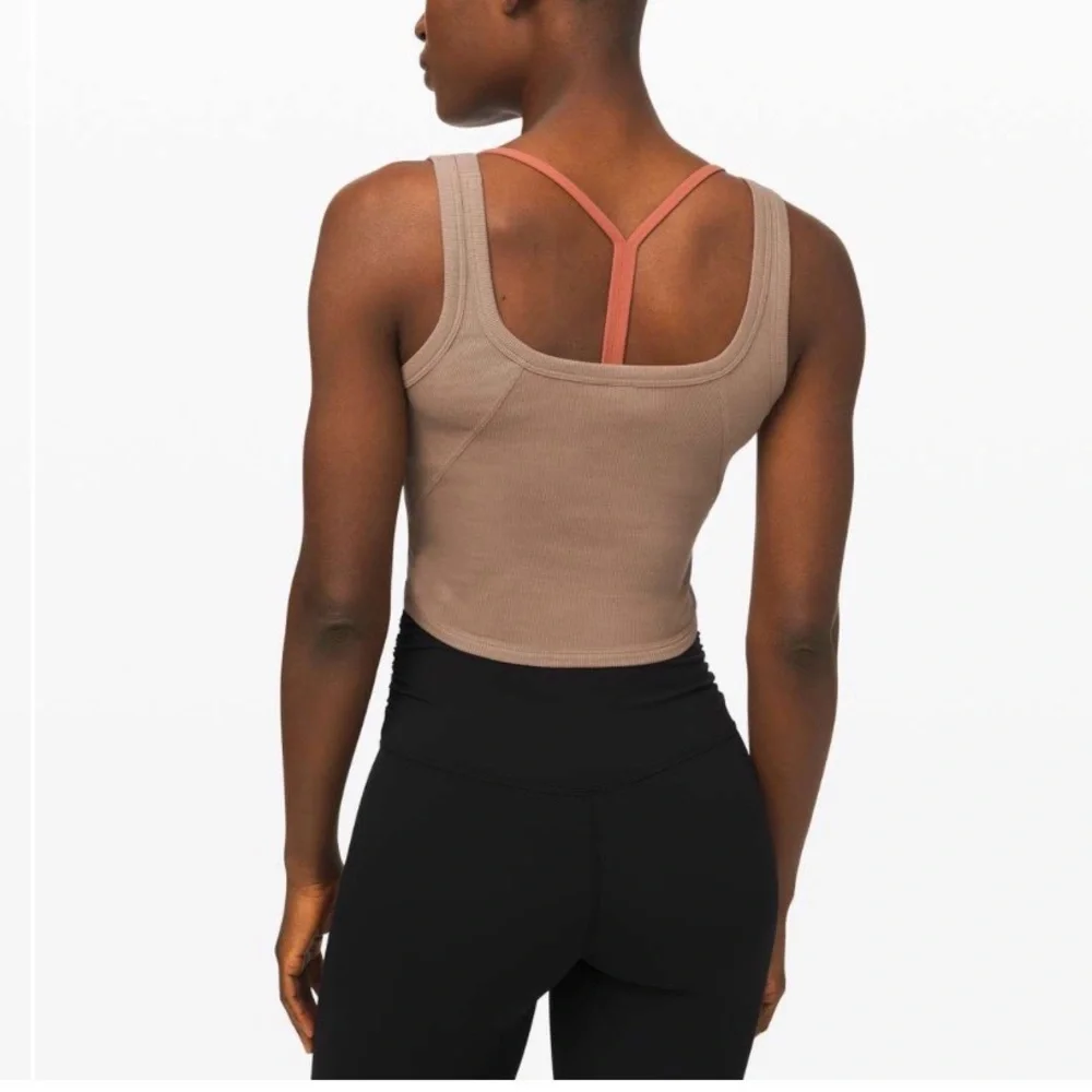 LULULEMON hold tight tank brown size 2